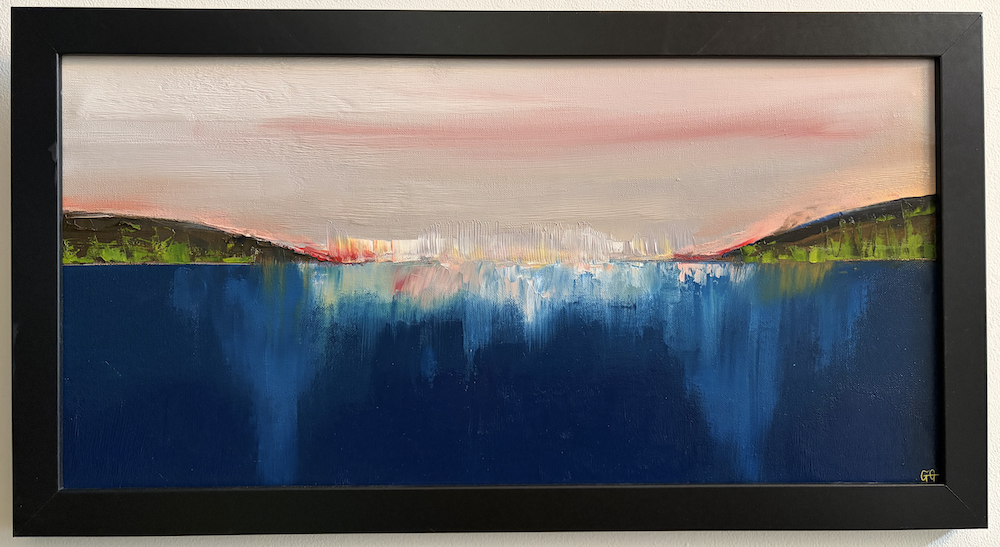 Reflection | 12 × 24 inches | Oil on Linen Panel — Georgina